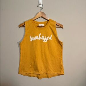 Sunkissed Mustard Yellow Tank Top